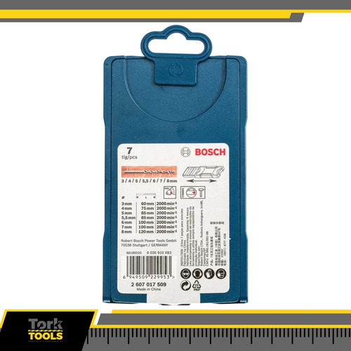 Kit Furadeira/paraf Impacto Gsb185-li 7 Brocas X-line Bosch