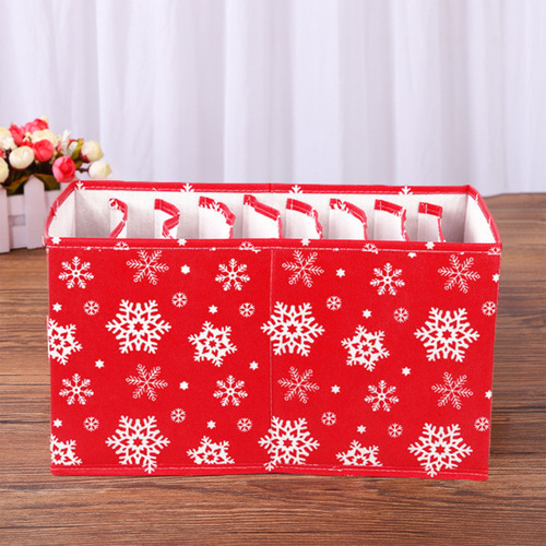 M Ropa Interior Plegable Con Estampado De Copos De Nieve