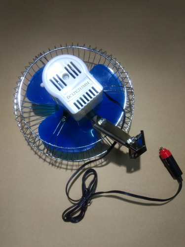 Imagen 5 de 9 de Ventilador 12v Para Auto Camioneta Camion 8 Pulgadas