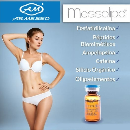 Messolipo Ampollas Quemagrasa 8 Ingredientes