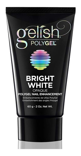 Gelish Polygel Brand - Mejora De Uas, Blanco Brillante, 2 On