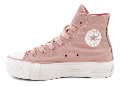 Converse Chuck Taylor All Star Hi Plataforma Lift Pink Rose