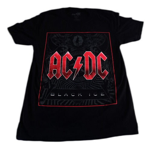 Ac/dc Black Ice Polera Talla L Gildan 