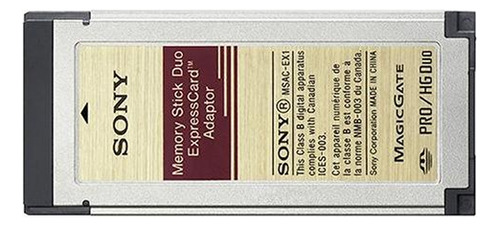 Sony Msacex1 Adaptador Tarjeta Memory Stick Duo Express