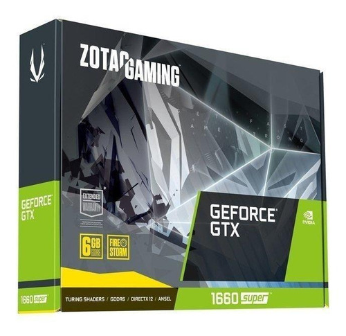 Imagen 1 de 6 de Tarjeta de video Nvidia Zotac  Gaming GeForce GTX 16 Series GTX 1660 SUPER ZT-T16620F-10L 6GB