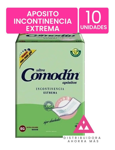 Comodín Ultra Apósito Incontinencia Fuerte Eg 10 Un