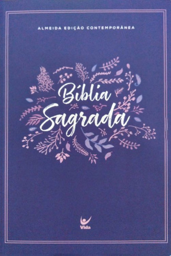 Bíblia Sagrada -  Aec -  Letra Grande - Roxa- Editora Vida