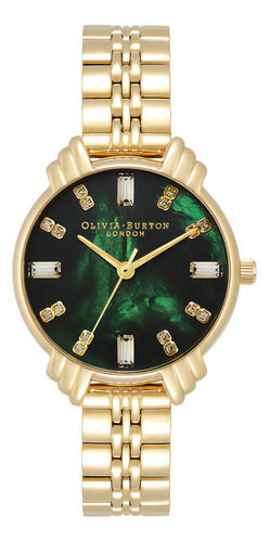 Reloj Olivia Burton Mujer Acero Inoxidable Ob16dc02 Art Deco