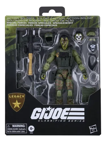ミリタリー G.I. Joe Classified Series Soldier Figura De Soldado De Ação Classificada De G.i. Joe | MercadoLivre