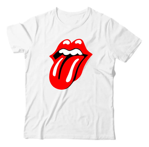 Remera Sublimada Rolling Stones Lengua Para Niños Y Adultos