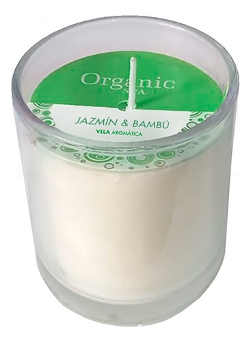 Vela Basic Jazmín Bambú . Cera De Soja Organic Spa