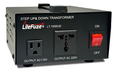 Transformador Convertidor De Voltaje Litefuze 1500w Step Arr