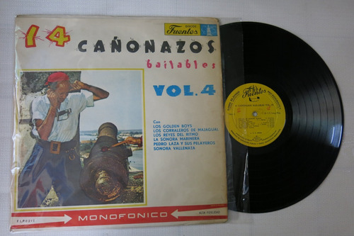 Vinyl Vinilo Lp Acetato 14 Cañonasos Bailables Vol 4 Porro