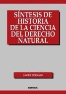 Libro Síntesis De Historia De La Ciencia Del Derecho Natural