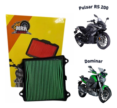 Filtro De Aire Pulsar Rs200 / Dominar 400/250