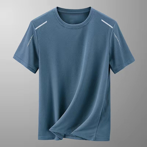 Camiseta De Secado Rápido Para Hombre, Sección Fina De Fibra
