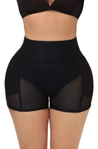 Pantaletas Con Relleno Para Levantar Gluteos Nalgas Licras Cortas De Mujer  Short