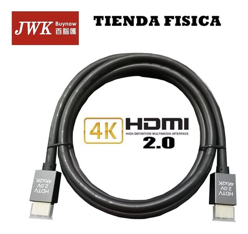 Cable Hdmi V2.0 4k*2k De 1.5 Metros Jqb-h418 Jwk