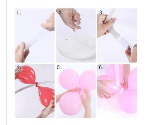 20 Base Circular Portatil Soporte P Globos Aro Decoracion