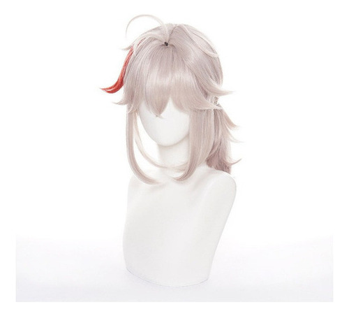 Peluca De Fiesta De Cosplay Genshin Impact Kazuha, 35 Cm