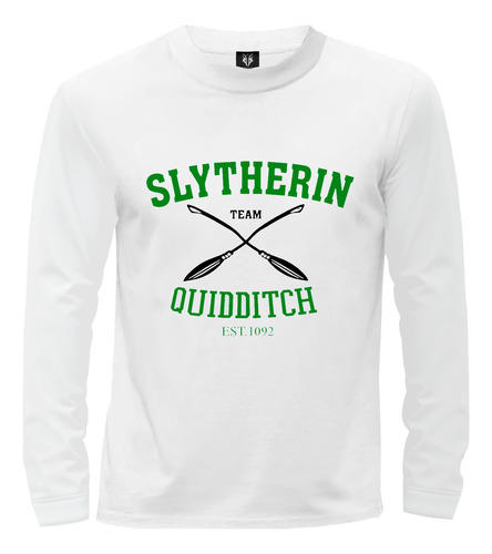 Camiseta Camibuzo Harry Potter  Casa Slytherin Quidditch