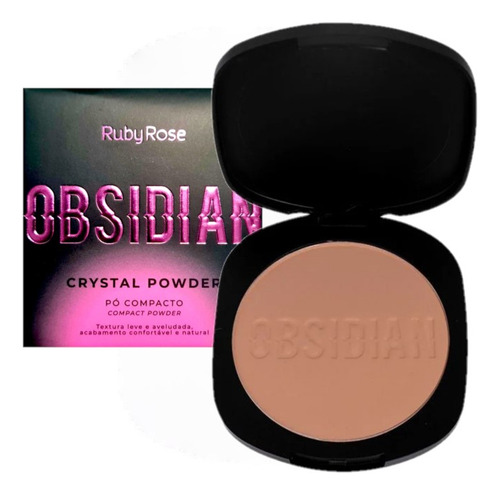 36 Pó Crystal Powder Obsidian Hb1800 G2 Ruby Rose Atacado
