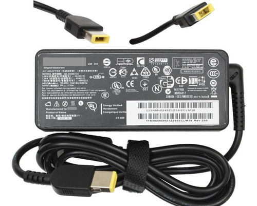 Cargador Lenovo Usb 20v 3.25a Compatible Con Rectangular G40