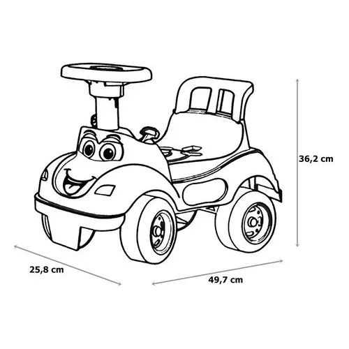 Triciclo Infantil Totokinha Andador Carrinho Didatico Motoca