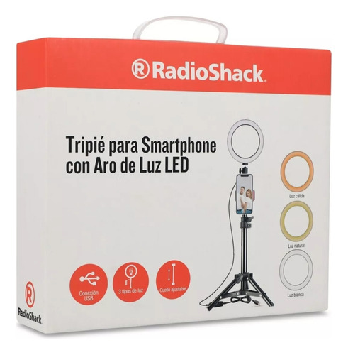 Tripié Para Smartphone Con Aro De Luz
