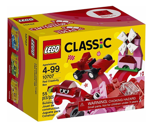 Lego Classic Red Creativity Box - 10707 - 55 Pcs