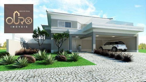 Imagem 2 de 30 de Sobrado Novo Residencial À Venda, Condomínio Villaggio Di Firenze, Franca. - So0016