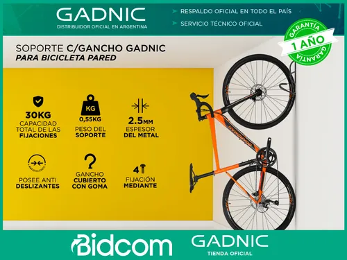 Kit X3 Soporte Para Bicicleta Pared Gancho Acero Resistente