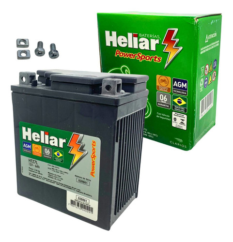 Bateria Heliar Htz7l 6ah Lead 110/ Dafra Riva 150/ Prima 150