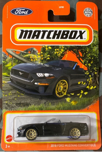 Matchbox # 87/100 - 2018 Ford Mustang Convertible - Gvx97