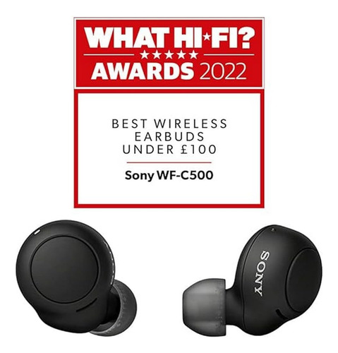 Auriculares Inalámbricos True Wireless Sony Wf-c500b/bz Con