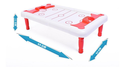 Imagen 3 de 8 de Juego De Mesa Hockey Sobre Hielo Tipo Tejo Duende Azul Full