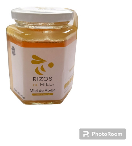 Frasco De Miel Pura De Abeja 340 Gramos