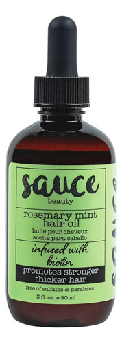 Sauce Beauty Aceite De Romero Y Menta Para El Cabello, Aceit