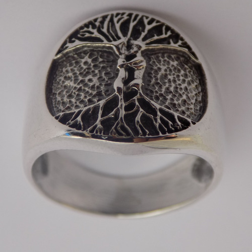 Anillo De Plata Árbol De La Vida 