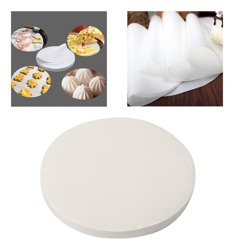 3 Rodajas De Papel Para Hamburguesas, 100 Piezas 25cm