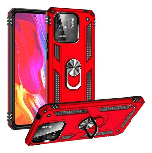 Funda Redmi 10c / Poco C40 Shockproof + Cristal Templado