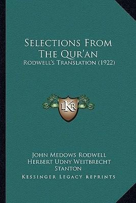 Libro Selections From The Qur'an : Rodwell's Translation ...