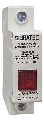 Dps Spd-cc Fotovoltaico 1000vcc Mono 20/40ka Solar Classe 2
