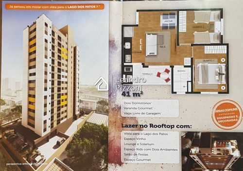 Imagem 4 de 8 de Inova Lago Dos Patos - Apartamento 2 Dorm. 34,32m2 Sem Vaga - Apartamento A Venda No Bairro Vila Rosália - Guarulhos, Sp - 20160-inova-3432-sv