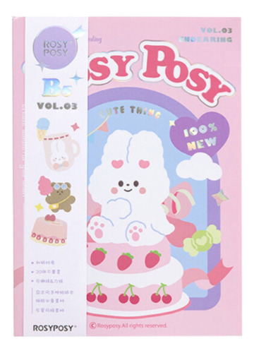 Block De Stickers 20 Hojas Revista Rosy Posy Calcamonias 