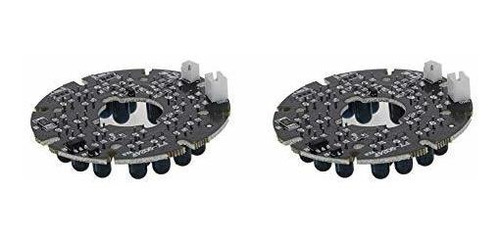 3 Placa Iluminacion Infrarroja Od 1.7 24 Led Infrarrojo