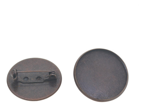 3 X 10 Broches De Broche Con Base De Disco De 25 Mm, Bandeja