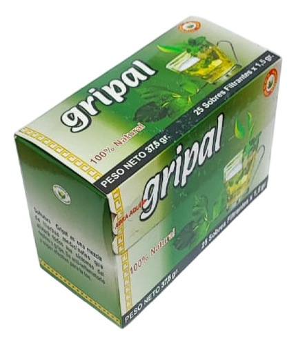 Té Gripal Hierba Global 25 Saquitos 30g Infusión