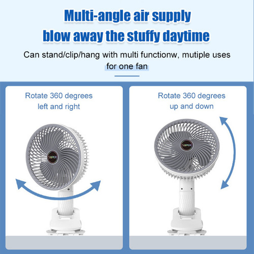 Ventilador Hkl-sz02 Modelo De Carga 800ma [ajustable En Tres