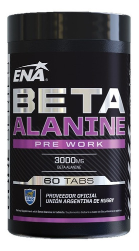  Ena Sport Beta Alanina Pre Work Sabor N/a  X 60 Tabs